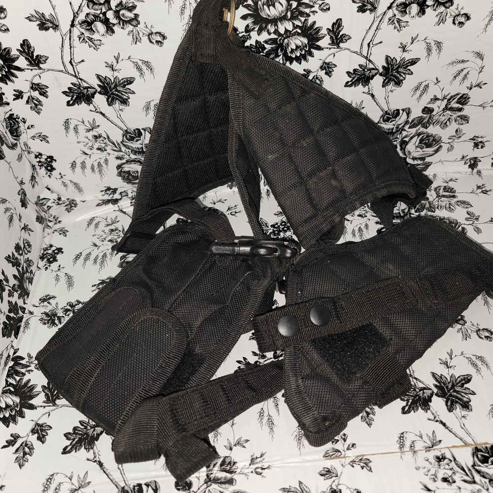 Black Tactical Holster Set